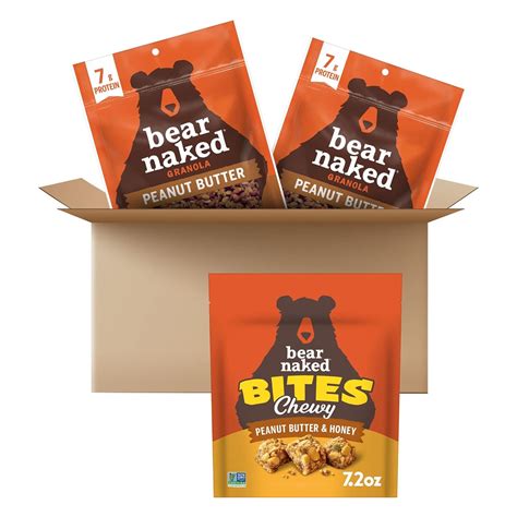 Amazon Bear Naked Granola Cereal And Crunchy Granola Bites Breakfast Snacks Variety Pack