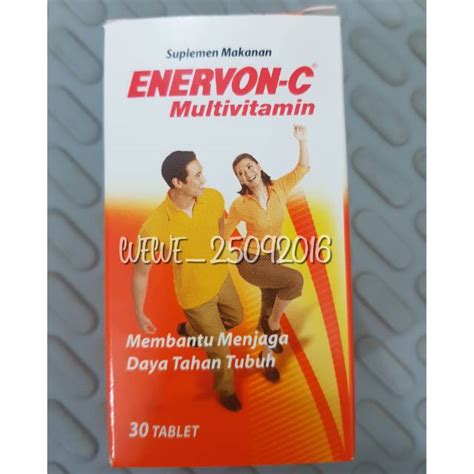 Jual Enervon C Tablet Isi Multivitamin Shopee Indonesia