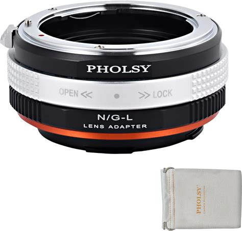 Amazon Pholsy Lens Adapter Nikon To L With Aperture Control Ring