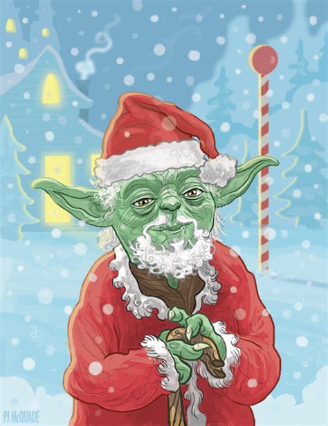 The Force is Strong with these Star Wars Christmas Cards