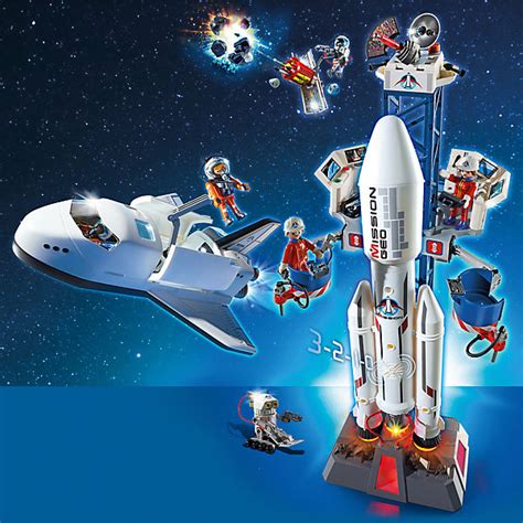 Playmobil Navette Spatiale Satellite Avec Laser M T Oro De Et Base De