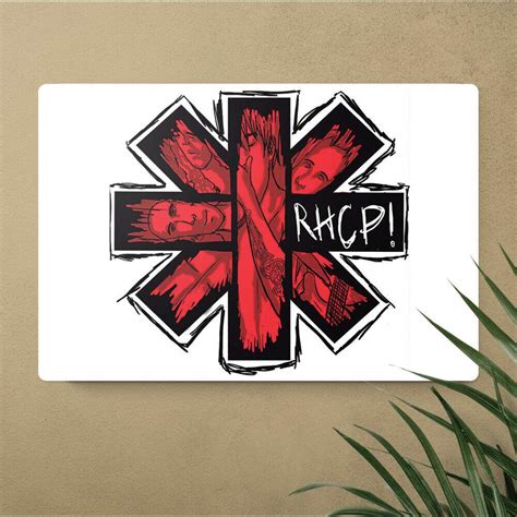 Placa Decorativa Red Hot Chili Peppers S Mbolo Da Banda Fran Adesivos