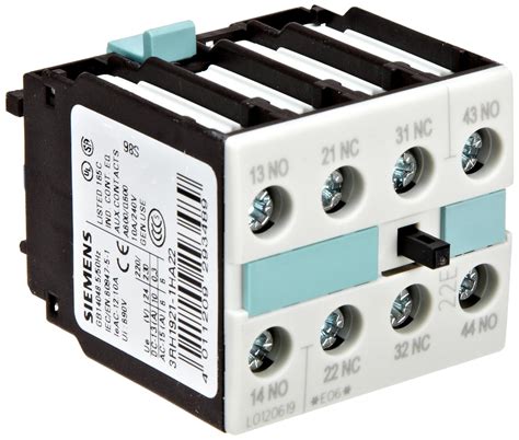 Siemens 3RH19 21 1HA22 Bloque de conmutación auxiliar para contactor