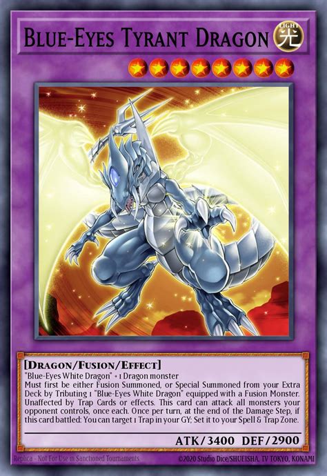 Blue Eyes Tyrant Dragon Yu Gi Oh Card Database Ygoprodeck