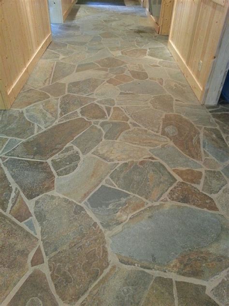 washed stone flooring