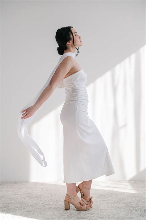 Silk Bridal Neck Scarf — Stansberry Design
