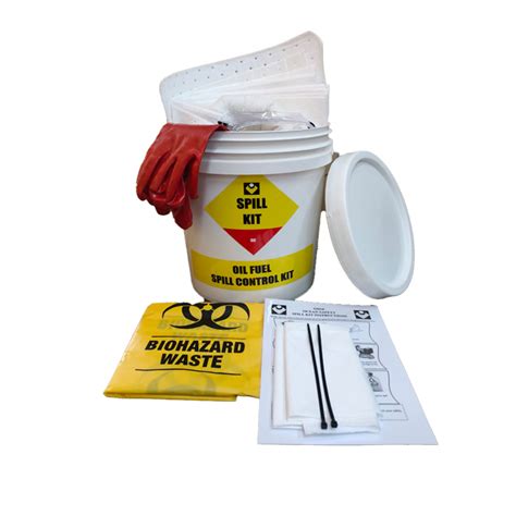 20l Pail Spill Kit For Oil Ocean Safety Supplies Ltd