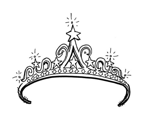 Coloriage Couronne de Princesse télécharger et imprimer gratuit sur