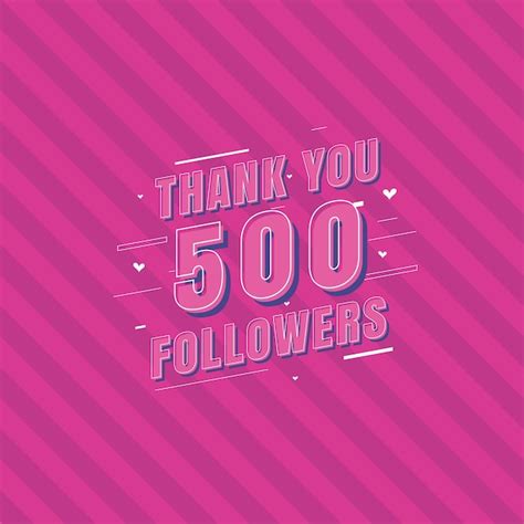 Gracias 500 Seguidores Celebración Tarjeta De Felicitación Para