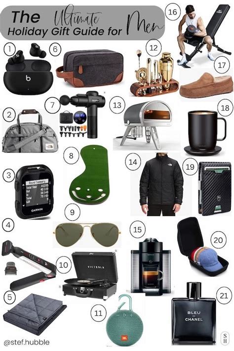 The Ultimate Holiday Gift Guide For Men Stef Hubble Christmas Gifts