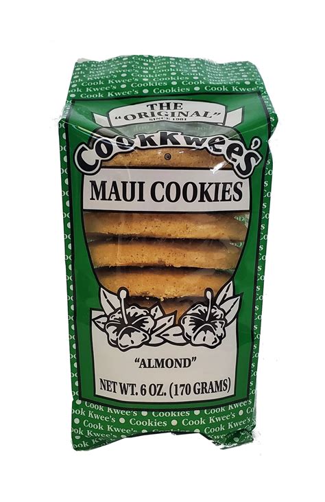 Maui Cook Kwees Almond Cookies 6oz