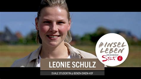 Inselleben Leonie Schulz Duale Studentin Benen Diken Hof Youtube