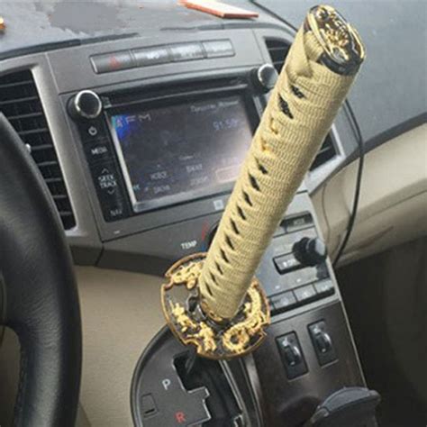 Jdm Samurai Sword Automatic Gear Shift Knob Shifter Katana Metal