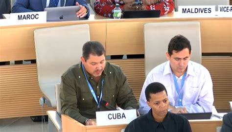 Cuba Aboga Por Un Orden Mundial Justo Durante Sesión Del Consejo De