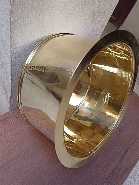 Handcrafted Round Brass Sinks: Ideal for Kitchen, Bar, Bathroom Undermount/surface Options ...