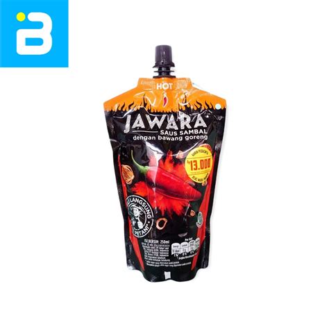 Jual Jawara Saus Sambal Bawang Goreng Hot 250 ML Shopee Indonesia