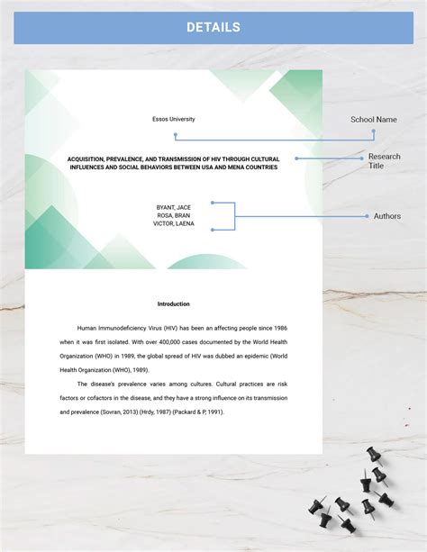 Research Paper Format - Google Docs, Word, Apple Pages | Template.net