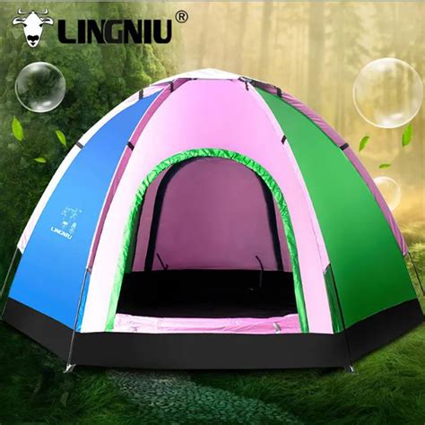 5 8Person Camping Tent Waterproof Weather Resistant Outdoor Camping ...