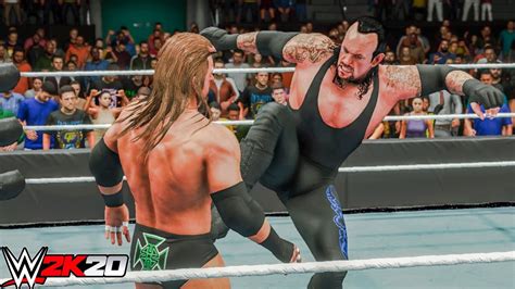 WWE 2K20 The Undertaker Vs Triple H No Holds Barred Match Ultimate