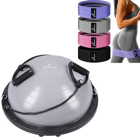 Sportneer Balance Ball Trainer With Fabric Booty Bands For Workout For