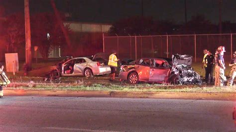 N Wayside Head On Crash On Sunday Night In East Houston