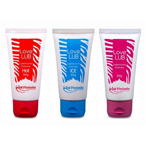 Kit 3x Love Lub Gel Lubrificante 60g La Pimienta Sexo Anal