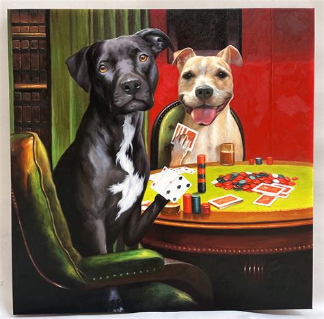 Dogs Playing Poker Painting | Customized Any Way You Want!