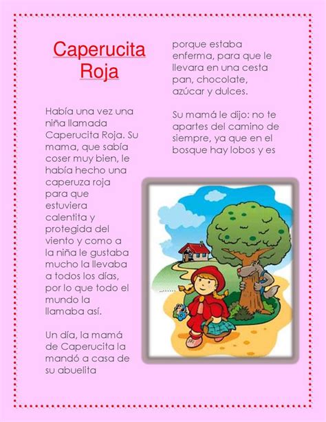 Caperucita Roja Nuevo In 2024 Poems Cool Art Fun