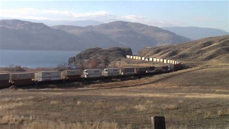 RARE BC Rail Leader CN 112 W DPU SNS Kissick BC 20NOV14