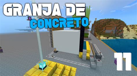 Granja De HormigÓn Concreto [minecraft Bedrock Técnico 11] Pe Xbox