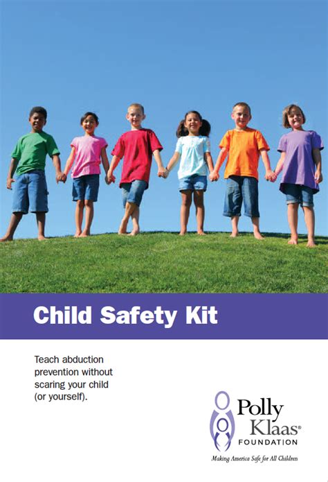 50 Child Safety Kit Booklets Shipped The Polly Klaas Foundation