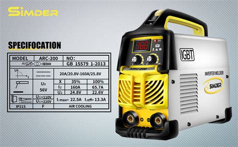 Ssimder Stick Welder 160amp 110v220v Dual Voltage Welding Machine Igbt