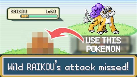 How To Catch RAIKOU Without Master Ball Pokemon Fire Red YouTube