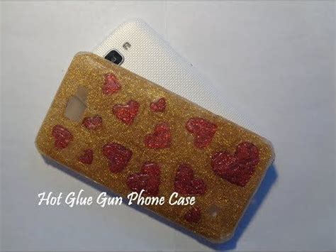 Smooth Hot Glue Phone Case With Hearts Youtube Hot Glue Phone Case Hot Glue Phone Cases