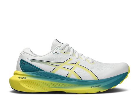 Gel Kayano White Bright Yellow Asics B White