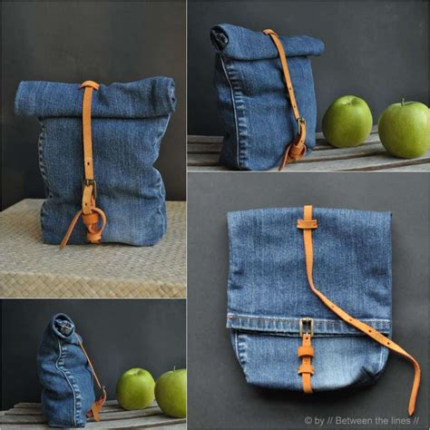 Snackbag From An Old Pair Of Jeans • Recycled Ideas • Recyclart