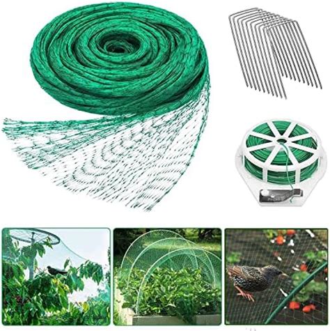 Filet Anti Oiseaux X M Filet Pour Plantes Vert Jardin Oiseau Filet De