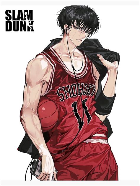 "Slam Dunk Kaede Rukawa" Poster for Sale by PlainMotif | Redbubble