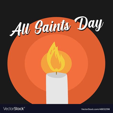 All saints day Royalty Free Vector Image - VectorStock