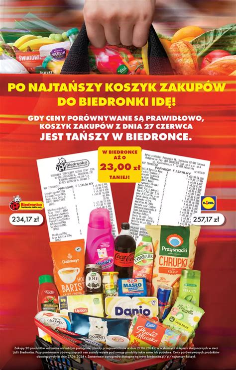 Gazetka promocyjna Biedronka Od poniedzialku ważna 01 07 do 06 07