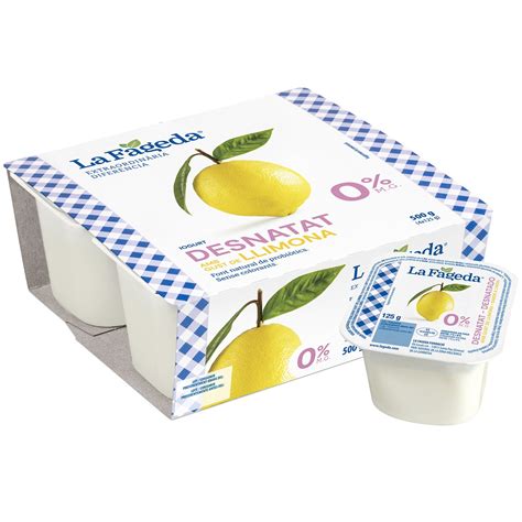 Yogur Sabor Lim N Desnatado M G Sin Gluten Pack Unidades G