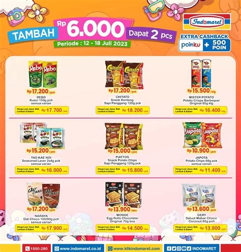 Indomaret On Twitter Wajib Banget Nih Belanja Hematnya Produk Snack