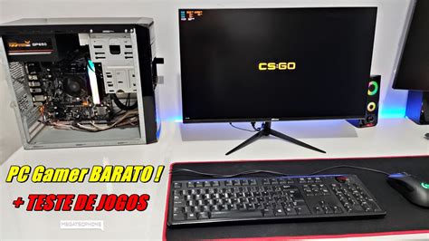 Montei Um PC Gamer BARATO De R 1 000 PRA CS GO GTA V ETC AM4 E