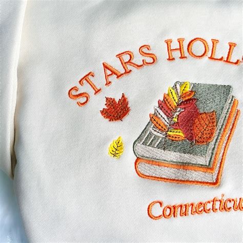 Stars Hollow Connecticut Embroidered Sweatshirt Stars Hollow T-shirt ...