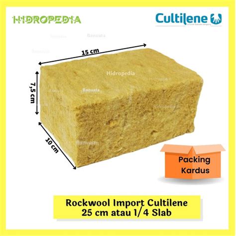 Jual Rockwool Cultiline Import 25 X 15 X 7 5 Cm Media Tanam