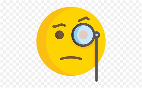 Face With Monocle Emoji Icon Of Flat Emojis Emoji With Monocle Free