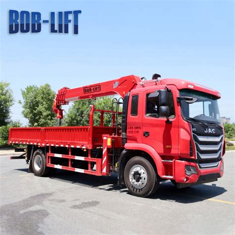 Bob Lift New Truck Mobile Cranes 8 Ton Mounted Hydraulic Telescopic