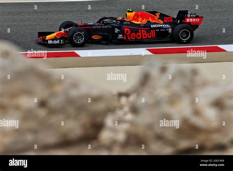 Alexander Albon THA Red Bull Racing RB16 Bahrain Grand Prix Friday