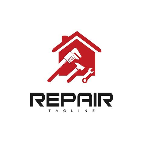 Premium Vector Home Renovation Logo Design Concept