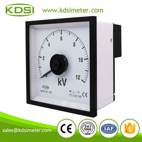 Kdsi Electronic Apparatus Be 96w Ac12kv 11011kv Wide Angle Ac Analog Panel Voltage Meter Buy